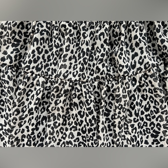 H&M Leopard Tiered Mini Skirt - Picture 3 of 5